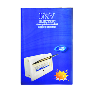 لوحه توزيع 11-13 خط قاعدة معدن ووش بلاستيك