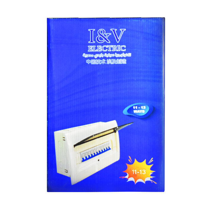 لوحه توزيع 11-13 خط قاعدة معدن ووش بلاستيك