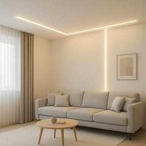 شريط ليد بروفايل 240 ليد كول 5 متر نحاس