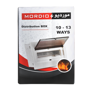 لوحه توزيع 10-13 خط قاعدة معدن ووش بلاستيك مورديو mordio