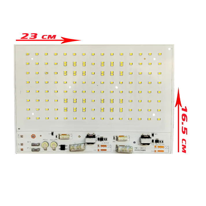 شبايه 200 وات smd تيار 220 فولت بدون ترنس لكشافات الواجهه