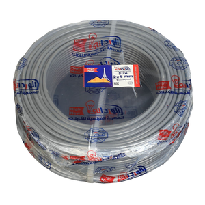 لفة سلك نحاس 2×1 مم ترمو بلاستيك المصرية الفرنسية هاى نيو