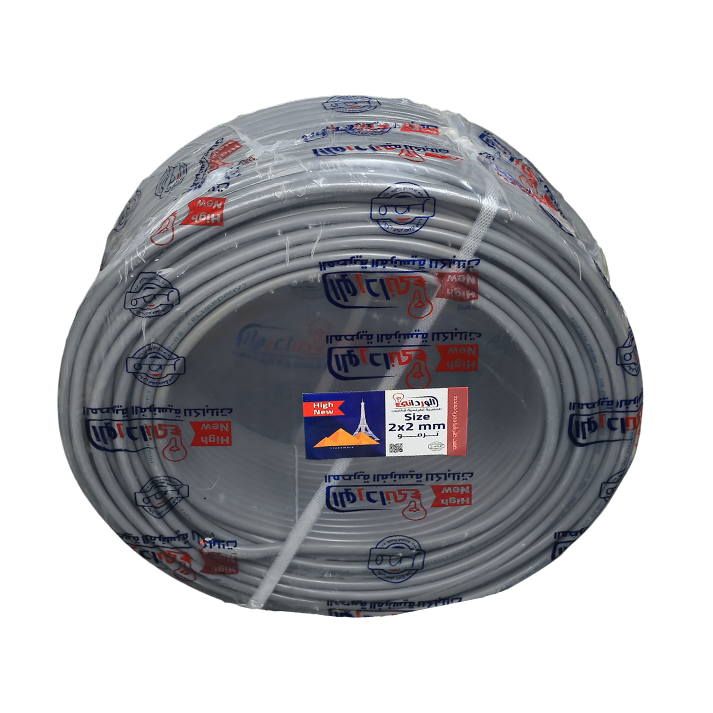 لفة سلك شعر 2×2 مم ترمو بلاستيك المصرية الفرنسية هاى نيو