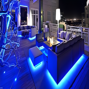 خرطوم ليد وايرلس دبل ازرق 120 ليد