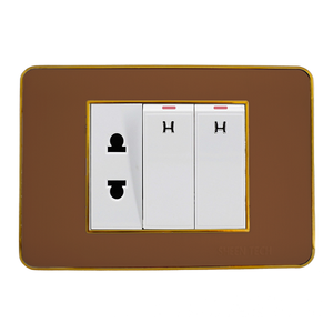 وش بومر بنى اطار ذهبى