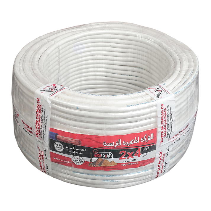 سلك ترمو بلاستيك 2ف4 شعر المصريه الفرنسيه للكابلات