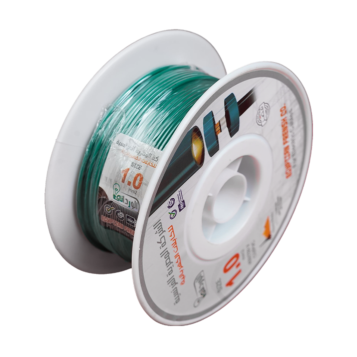 لفة سلك نحاس معزول 1 مم المصرية الفرنسية