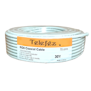 لفه سلك دش شيلد ايطالي 30 يارده  28 شعره ابيض