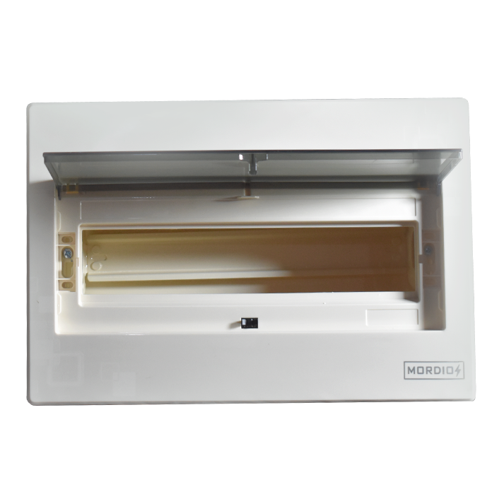 لوحه توزيع 10-13 خط قاعدة معدن ووش بلاستيك مورديو mordio