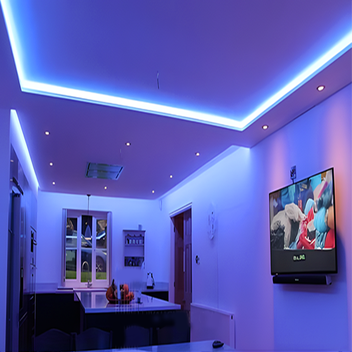 خرطوم ليد وايرلس دبل ازرق 120 ليد