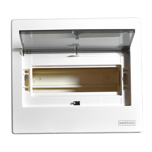 لوحه توزيع 6-9 خط قاعدة معدن ووش بلاستيك مورديو mordio