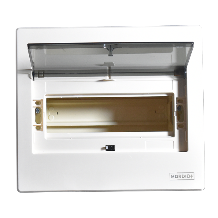 لوحه توزيع 6-9 خط قاعدة معدن ووش بلاستيك مورديو mordio