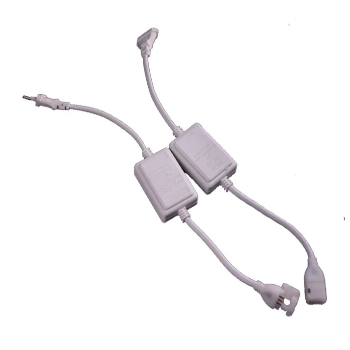 فيشه خرطوم ليد دبل وايرلس 3 حركه بلاستيك