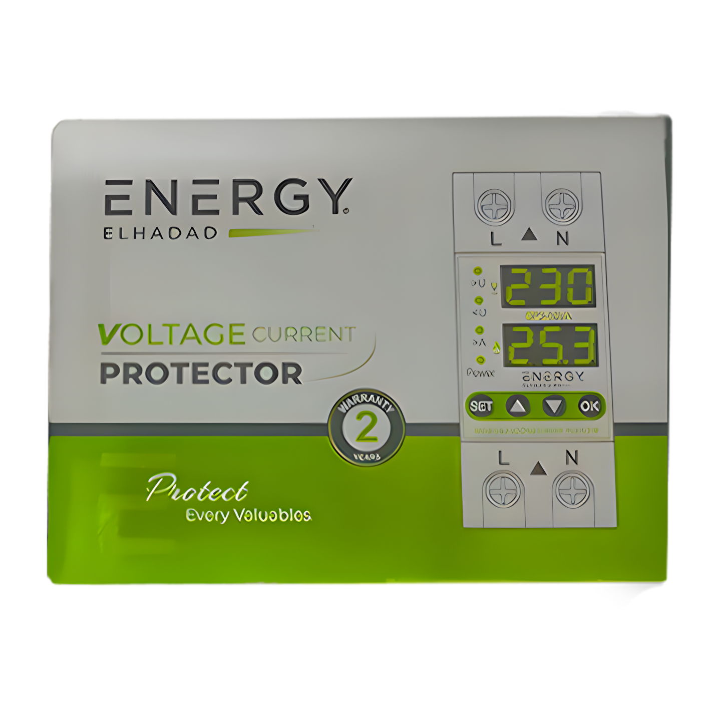 جهاز حمايه 2 شاشه 63 امبير انرجي energy