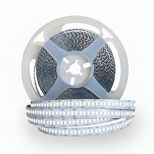 شريط ليد بروفايل 240 ليد ابيض 5 متر نحاس