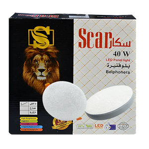 سبوط ليد كريستال 40 وات ابيض خارج