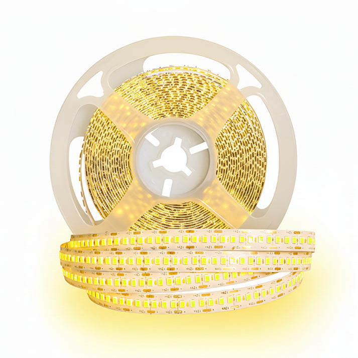 شريط ليد بروفايل 240 ليد ورم 5 متر نحاس