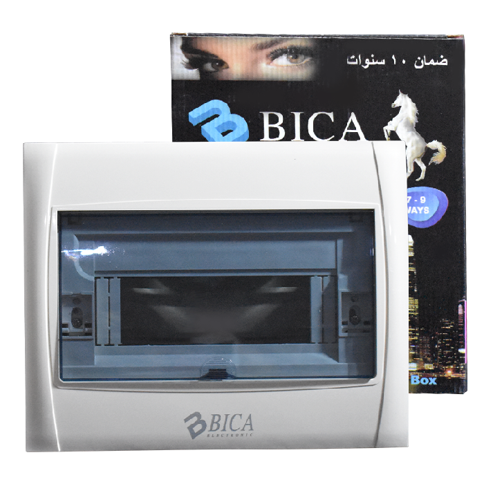 لوحه توزيع 7-9 خط قاعدة معدن ووش بلاستيك بيكا bica