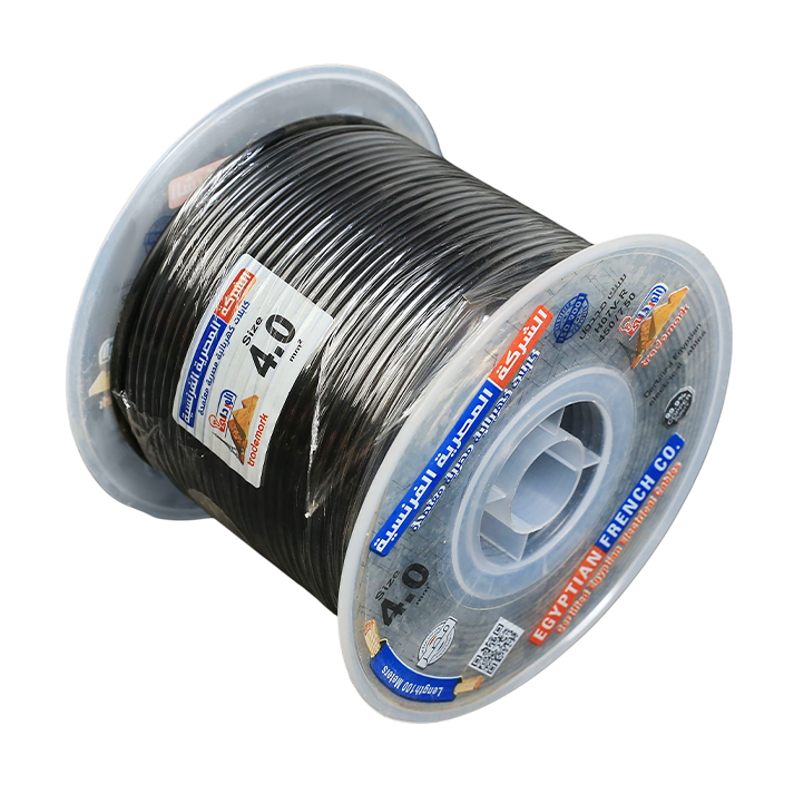 سلك نحاس معزول 4 مم المصرية الفرنسية هاى نيو