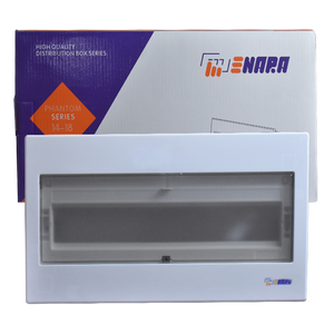 لوحه توزيع 14-18 خط قاعدة معدن ووش بلاستيك اناره enara