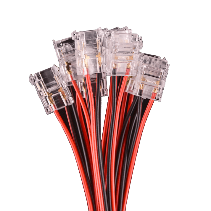 وصله ليد بروفايل بديل اللحام شفاف بالسلك