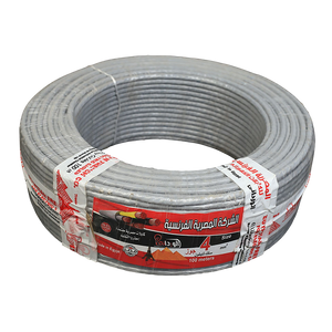 لفة سلك تليفون 4 جوز 8فرده نحاس المصرية الفرنسية