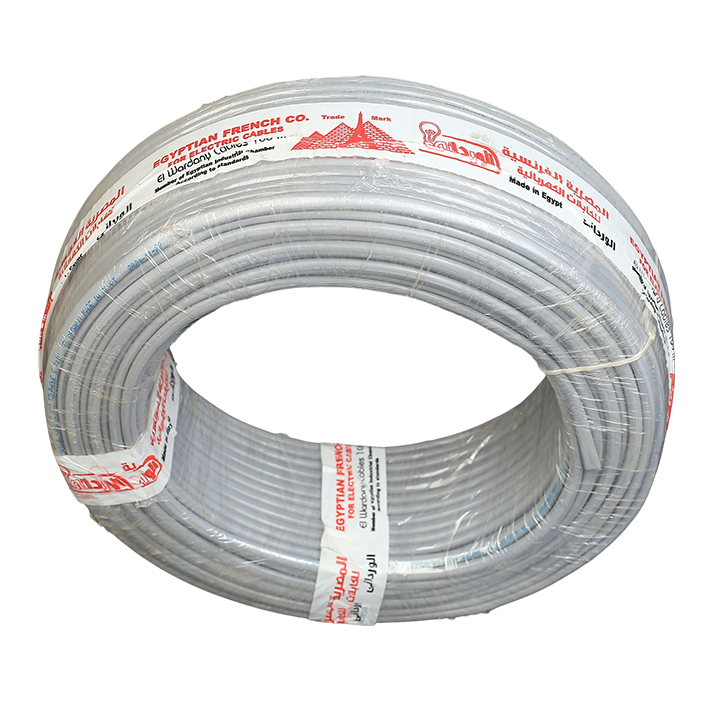 لفة سلك تليفون 5 جوز 10فرده نحاس المصرية الفرنسية