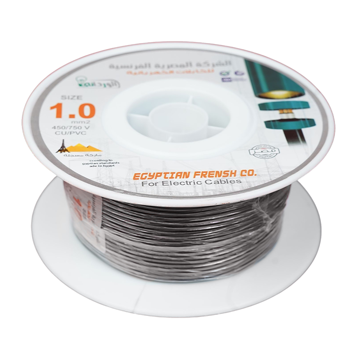 لفة سلك نحاس معزول 1 مم المصرية الفرنسية