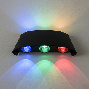 ابليك 3 عدسه اب / داون بلاستيك RGB الوان