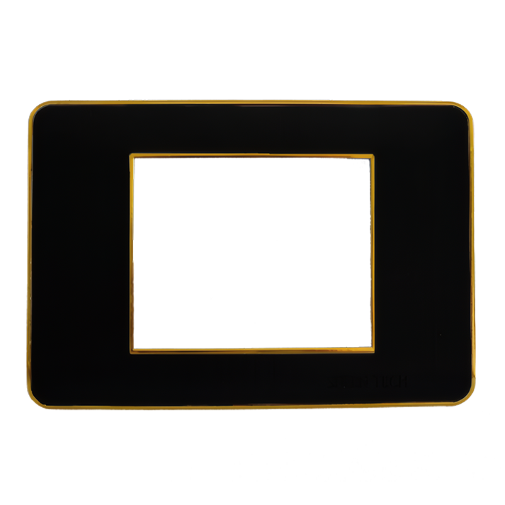 وش بومر اسود اطار ذهبى شين تك