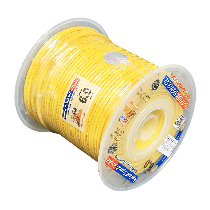 سلك نحاس معزول 6 مم المصرية الفرنسية هاى نيو