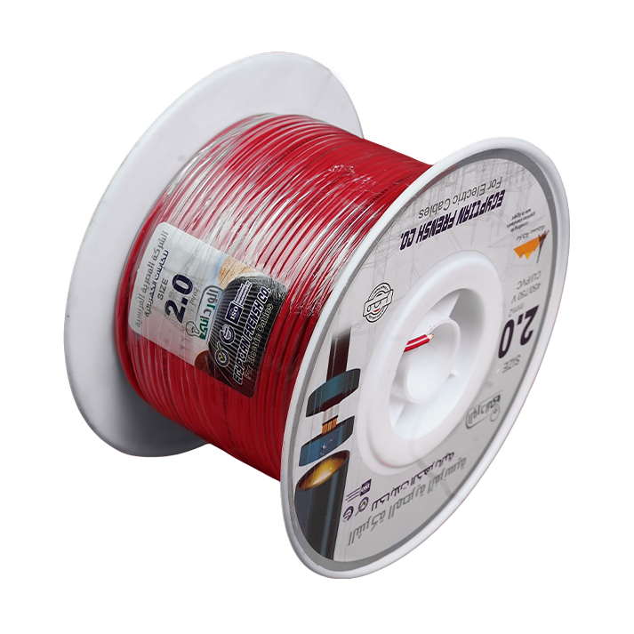 لفة سلك نحاس معزول 2 مم المصرية الفرنسية