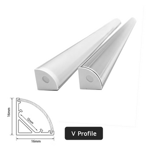 عود بروفايل المونيوم 1.5 سم زاويه - الورداني للإضاءة الحديثة