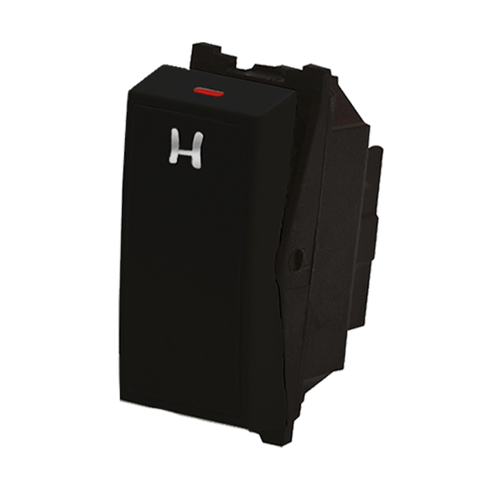 مفتاح ديفاتير 16 امبير اسود كون نايس konnice