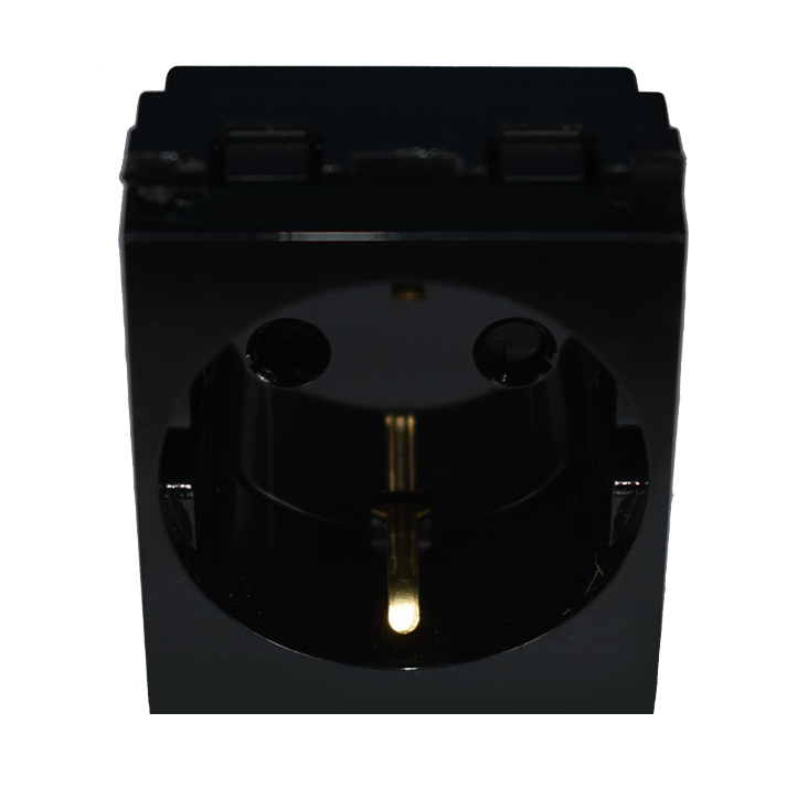 بريزه شوكو مجوفه 16 امبير اسود شين تك