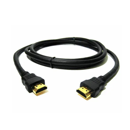 كابل HDMI قصير أصلي بطرفي HDMI ذهبيين