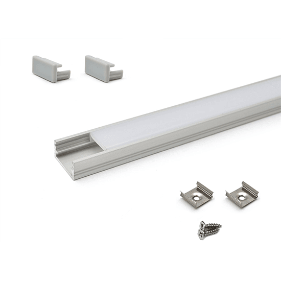 عود بروفايل المونيوم 2.4 سم 3 متر خارج مستورد - الورداني للإضاءة الحديثة