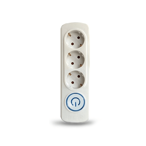 مشترك بسلك 3عين ابيض بريميو - الورداني للإضاءة الحديثة