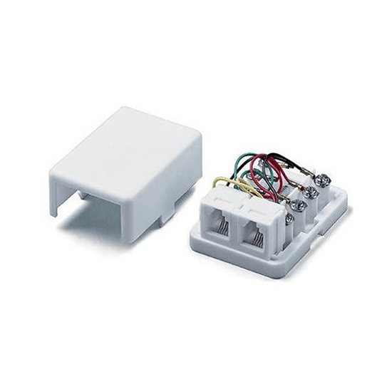 بوكس تليفون ارضي 2 مخرج - الورداني للإضاءة الحديثة