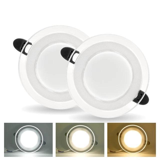 سبوط 3 حركه 6 وات اكليرك ابيض/ورم - الورداني للإضاءة الحديثة